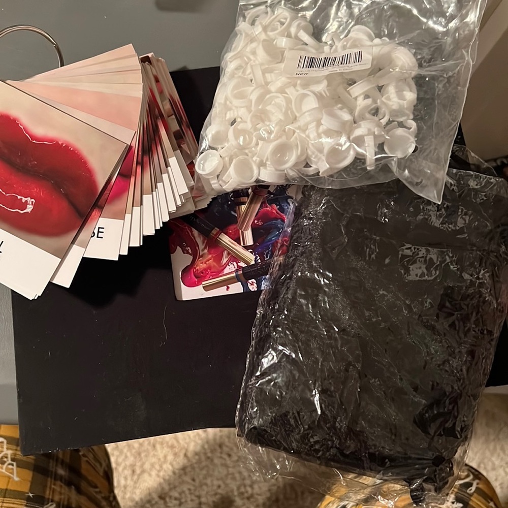 LipSense Book, cards cups and mesh bags bundle